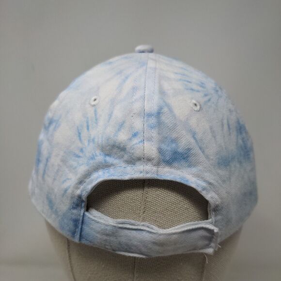 Butterfly Strapback Hat Multi One Size Embroidered Adjustable Tie Dye - Picture 5 of 6